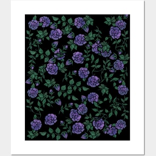 Purple Roses Posters and Art